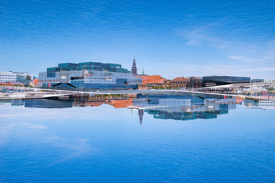Doppelbelichtung von BLOXHUB, Dänemarks neuer Basis für urbane Lösungen der Zukunft