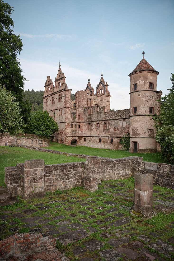 Hunting lodge and gate tower from Hirsau Monastery near Calw, Baden-Wuerttemberg, Germany, Europe