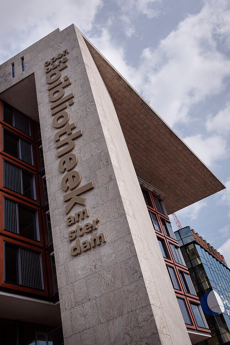 Bibliothel &#39;Openbare Bibliotheek Amsterdam'39;, province of North Holland, The Netherlands, Europe