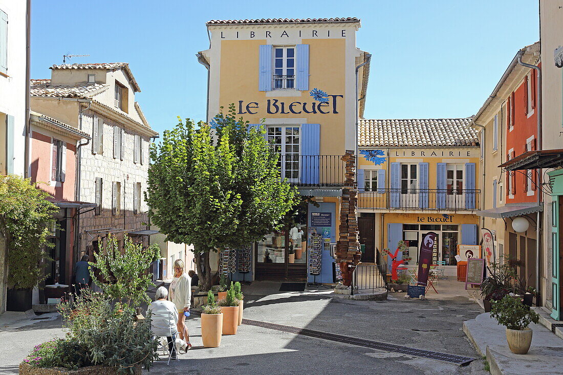 Buchhandlung Le Bleuet, Ort Banon, Alpes-de-Haute-Provence, Provence-Alpes-Côte d'Azur