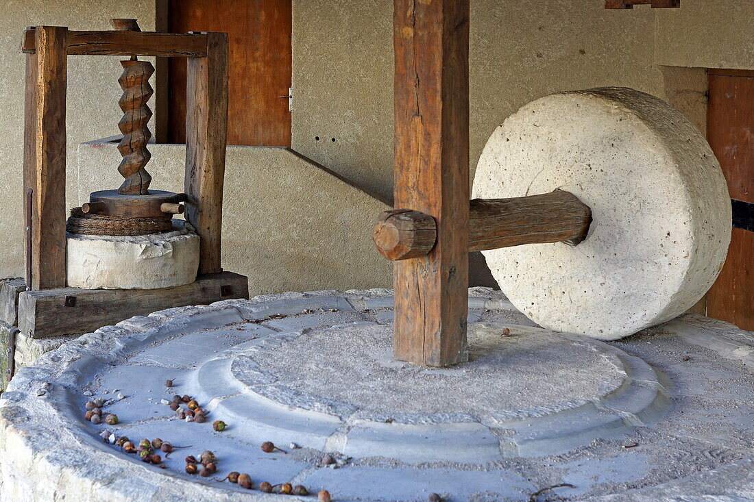 Olive mill in Saint-Michel-l'Observatoire, Alpes-de-Haute-Provence, Provence-Alpes-Côte d'Azur, France