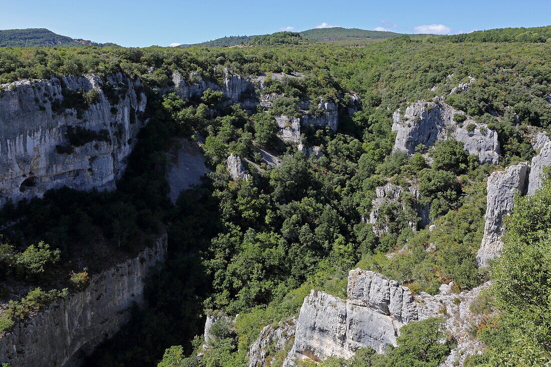 Gorges d'Oppedette, Oppedette, Alpes-de-Haute-Provence, Provence-Alpes-Côte d'Azur, Frankreich
