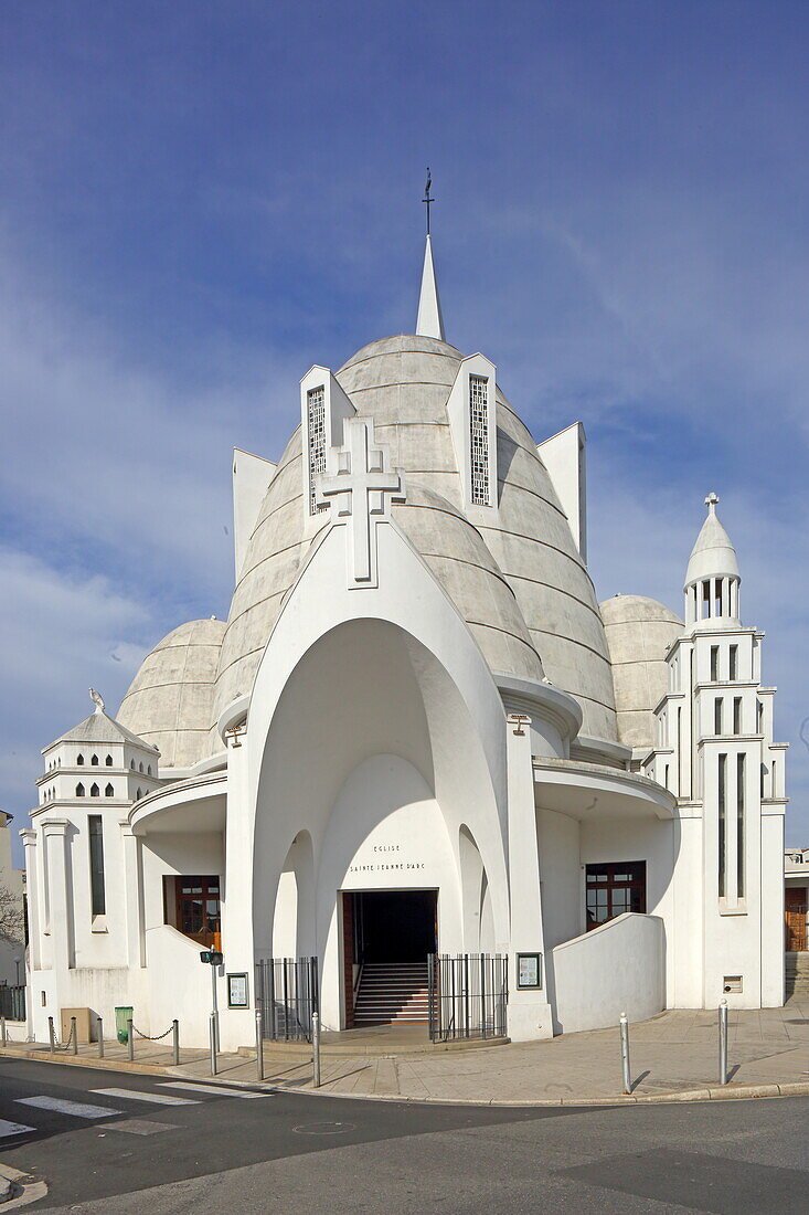 Kirche Eglise Jeanne d'Arc, Stadtteil Liberation, Nizza, Alpes-Maritimes, Provence-Alpes-Côte d'Azur, Frankreich