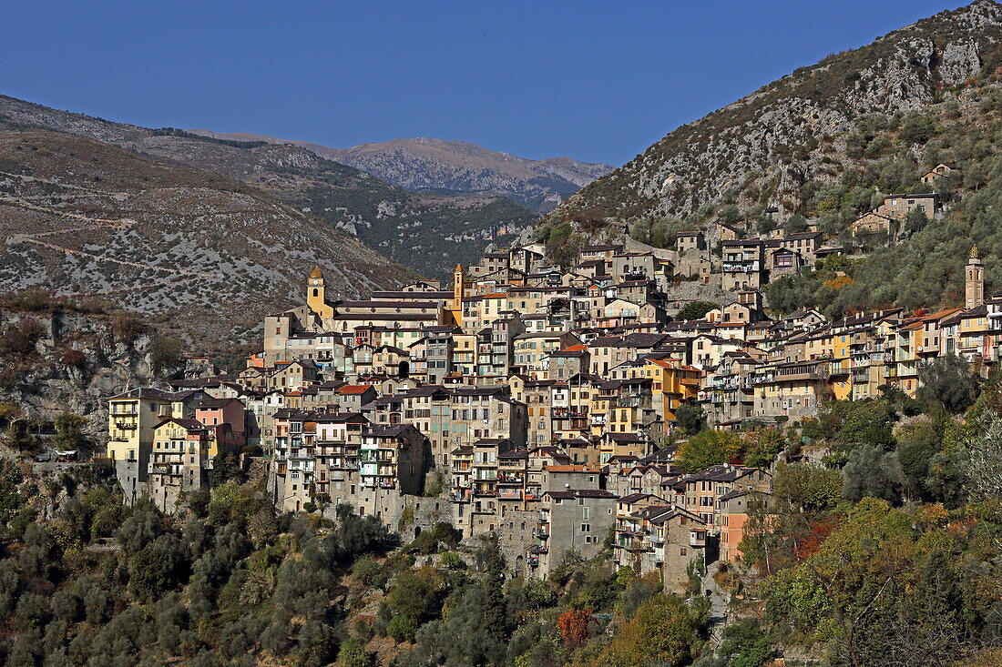 Saorge, Alpes-Maritimes, Provence-Alpes-Côte d'Azur, France