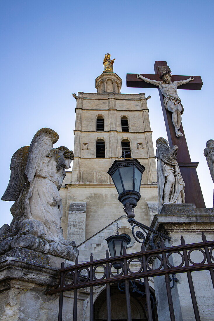 Kathedrale von Avignon, Avignon, Vaucluse, Provence-Alpes-Côte d'Azur, Frankreich, Europa