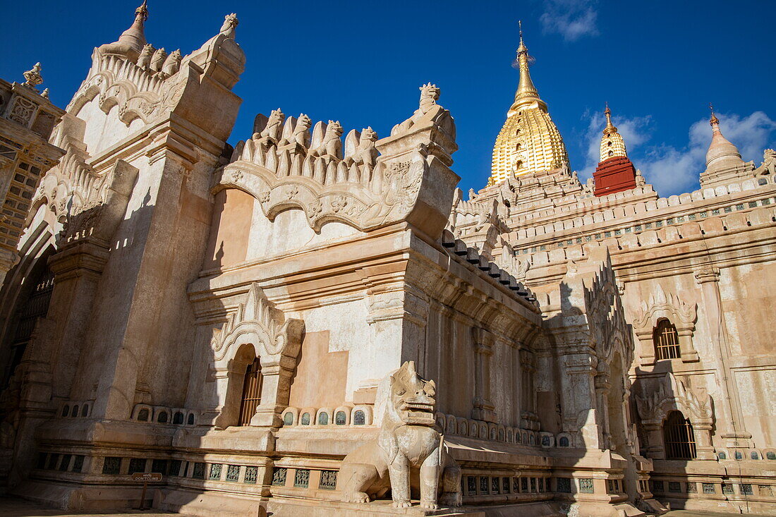 Exterior view of Ananda Temple, Old Bagan, Nyaung-U, Mandalay Region, Myanmar, Asia