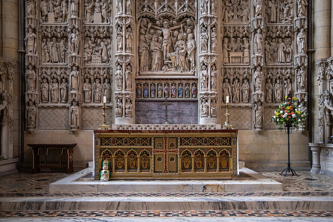 Interior view of Truro Cathedral, Truro, Cornwall, England, United Kingdom, Europe