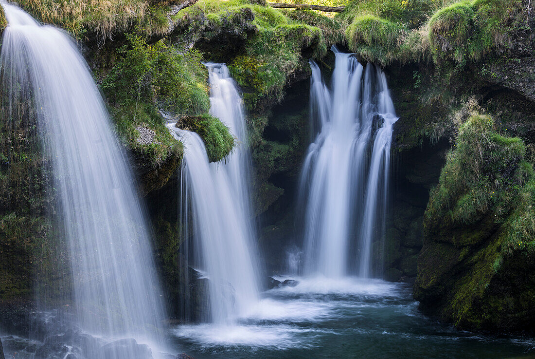 Traunfall, Traun, Upper Austria, Austria