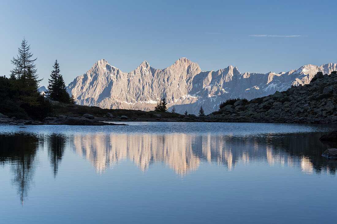 Spiegelsee, Dachstein, Gasselhöhe, Schladminger Tauern, Steiermark, Österreich