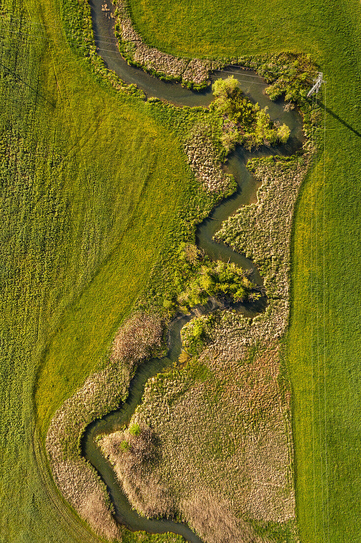 River Hürbe in the Lone valley near Charlottenhöhle, Heidenheim district, Swabian Jura, Baden-Wuerttemberg, Germany, Europe