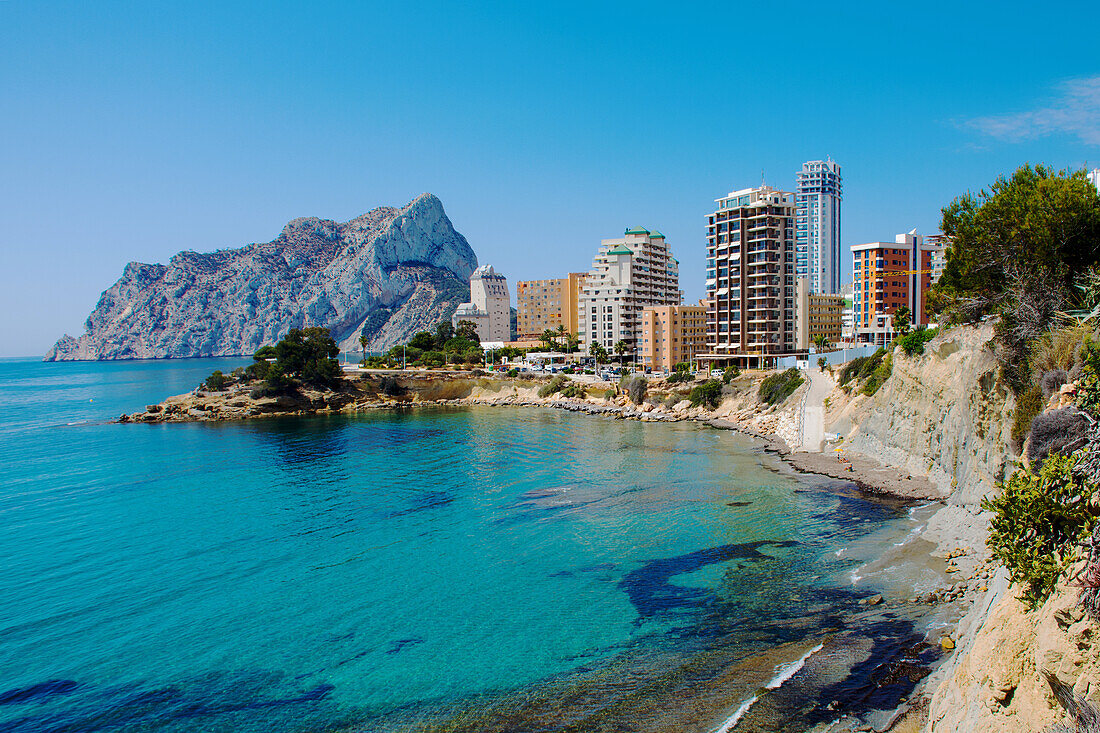 Calpe, Fossa Strand, Costa Blanca Spanien