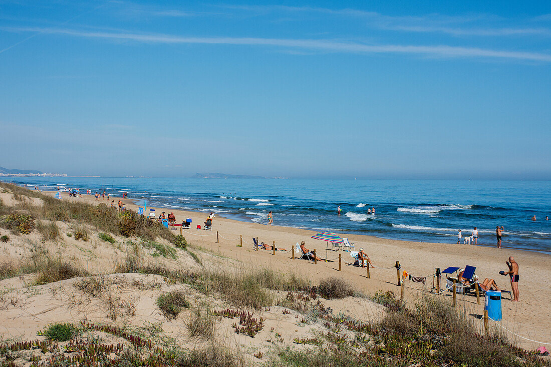 Denia, Costa Blanca, Oliva Nova dune beach, Spain