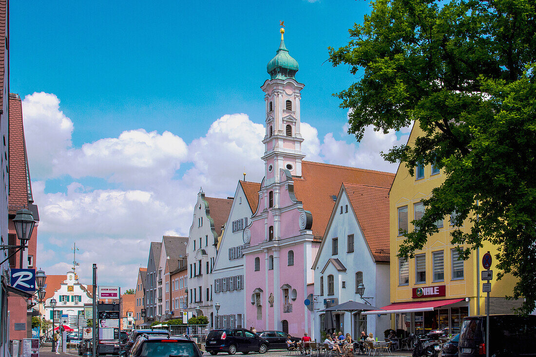 Aichach, Wittelsbacher Land, romantische Straße, Bayern, Deutschland