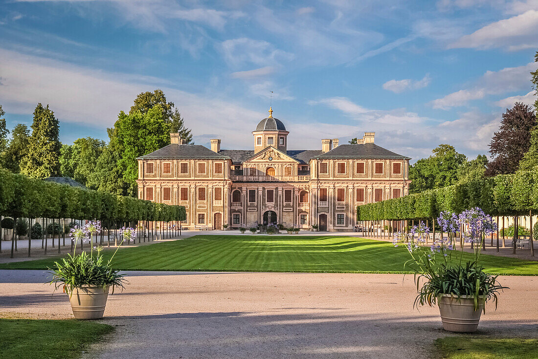 Favorite Castle (front) near Rastatt, Baden-Württemberg, Germany