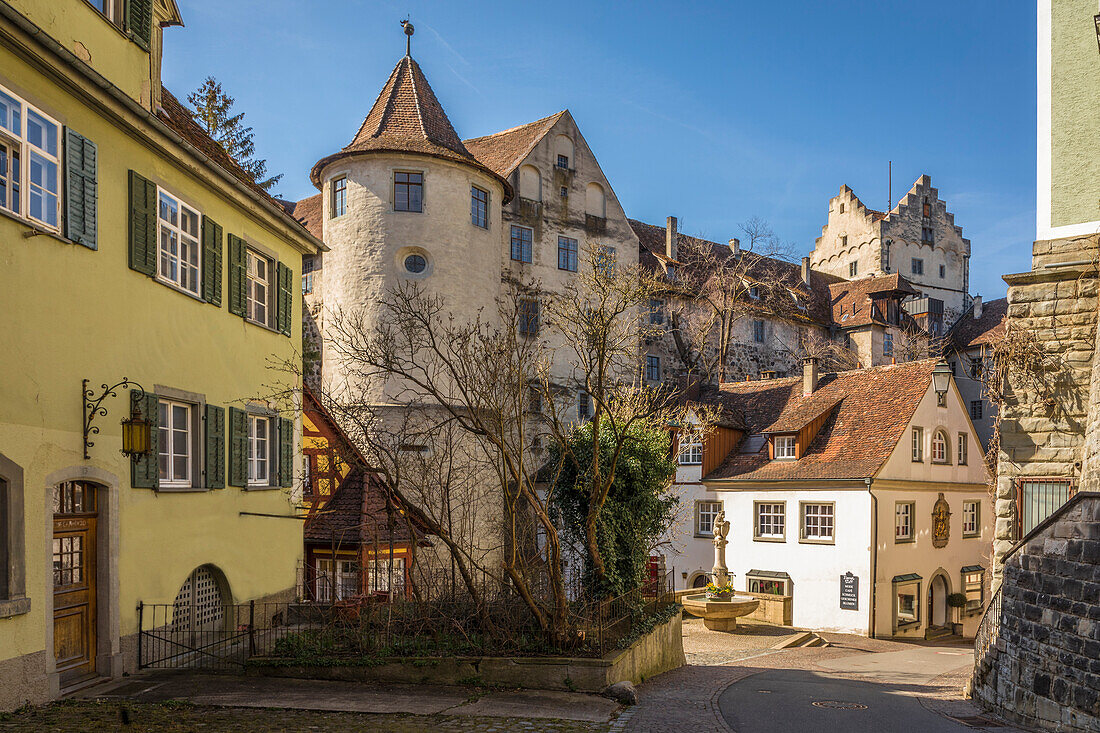 Old Town and Castle of Meersburg, Baden-Württemberg, Germany