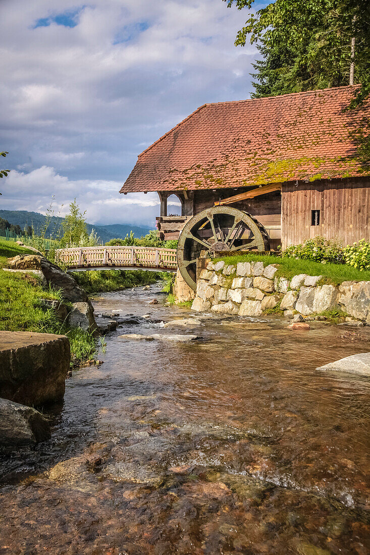 Old Black Forest Mill in Hofstetten, Black Forest, Baden-Württemberg, Germany