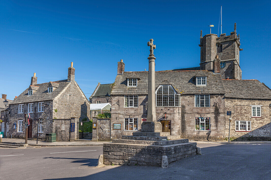 Market Place at Corfe Castle, Dorset, England