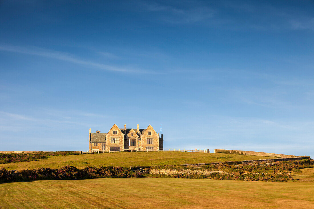 Porthledden House at Cape Cornwall, Penwith Peninsula, Cornwall, England