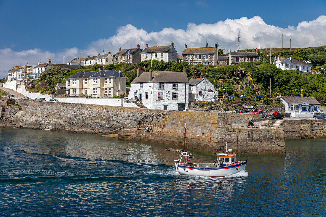 Porthleven Harbour, Cornwall, England