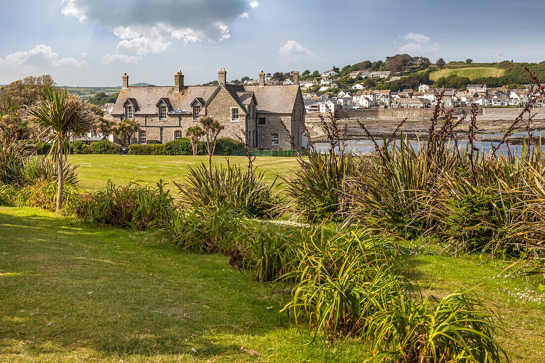 Im Garten von Schloss St. Michael's Mount Castle, Marazion, Cornwall, England