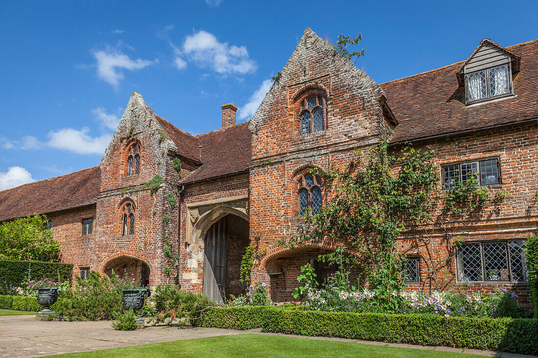 Entrance portal to Sissinghurst Castle Garden, Cranbrook, Kent, England