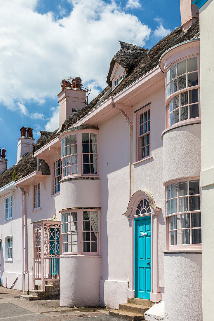 Strandpromenade im Badeort Lyme Regis, Dorset, England