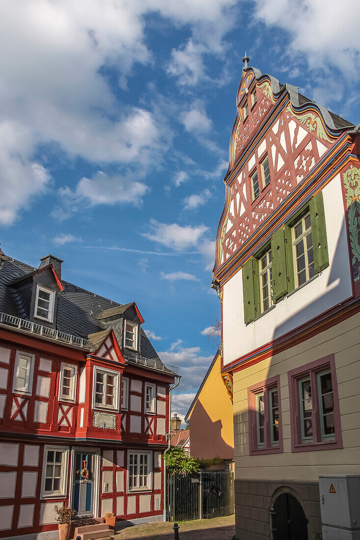 Fachwerkhaus in der Altstadt von Idstein, Hessen, Deutschland