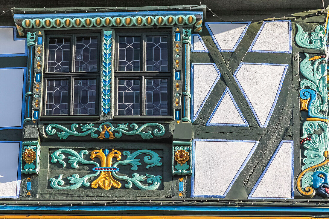 Fachwerkhaus in der Altstadt von Idstein, Hessen, Deutschland