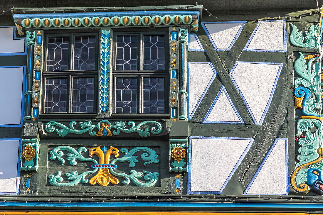 Half-timbered house in the old town of Idstein, Hesse, Germany