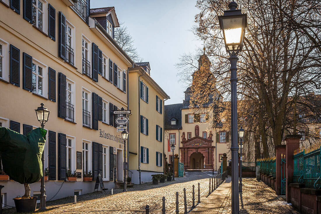 Entrance to the Castle of Bad Homburg vor der Höhe, Taunus, Hesse, Germany