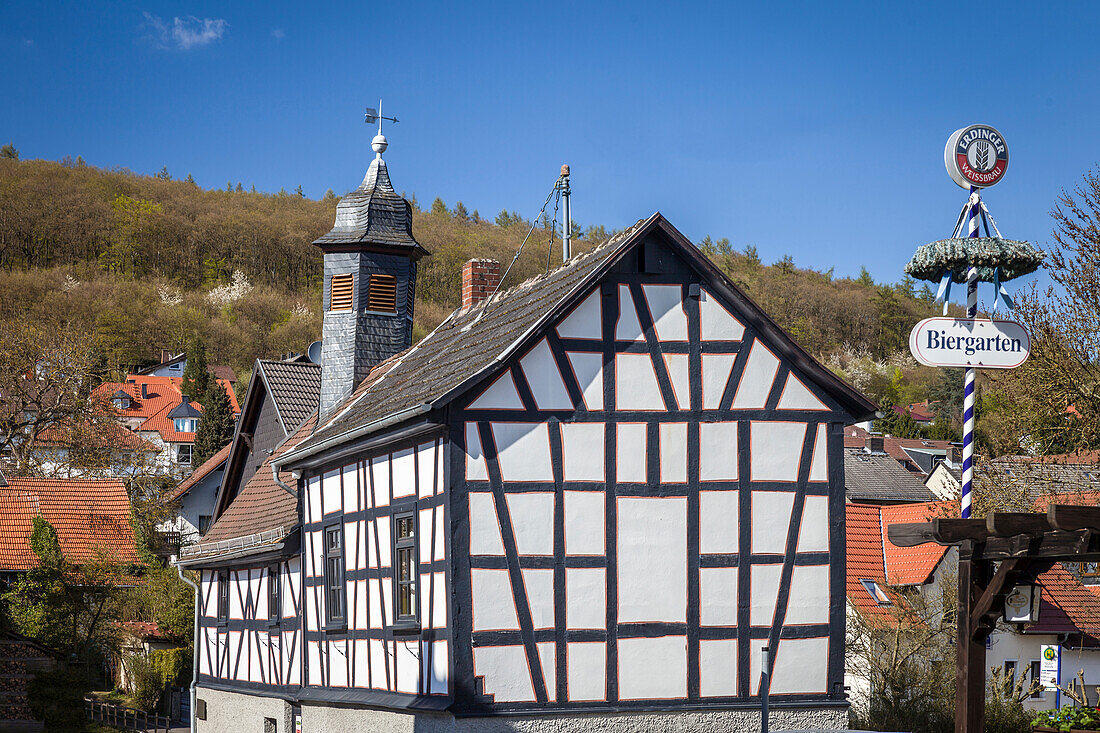 The old town hall of Engenhahn, Niedernhausen, Hesse, Germany