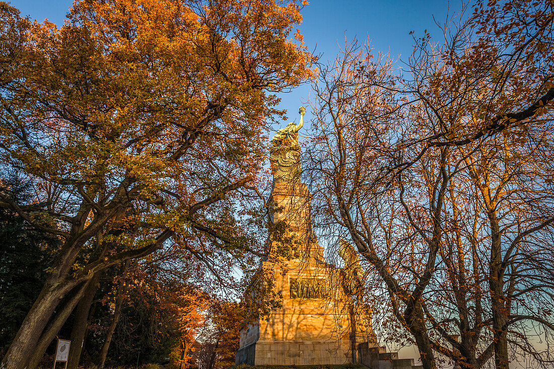 Niederwald Monument near Rüdesheim, Rheingau, Hesse, Germany