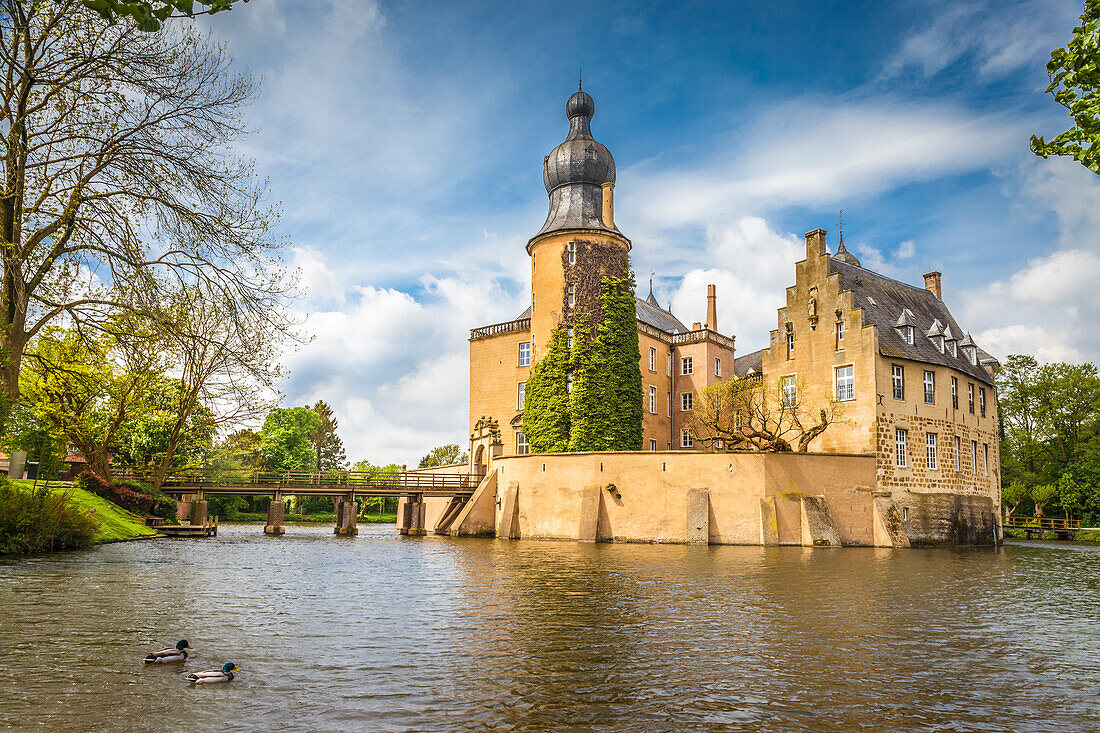 Burg Gemen in Borken, Münsterland, Nordrhein-Westfalen, Deutschland