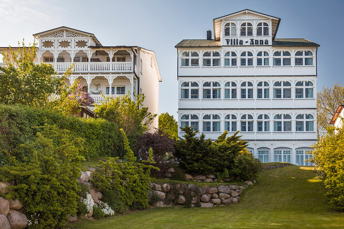 Historical hotels in Sassnitz on Ruegen, Mecklenburg-West Pomerania, Northern Germany, Germany