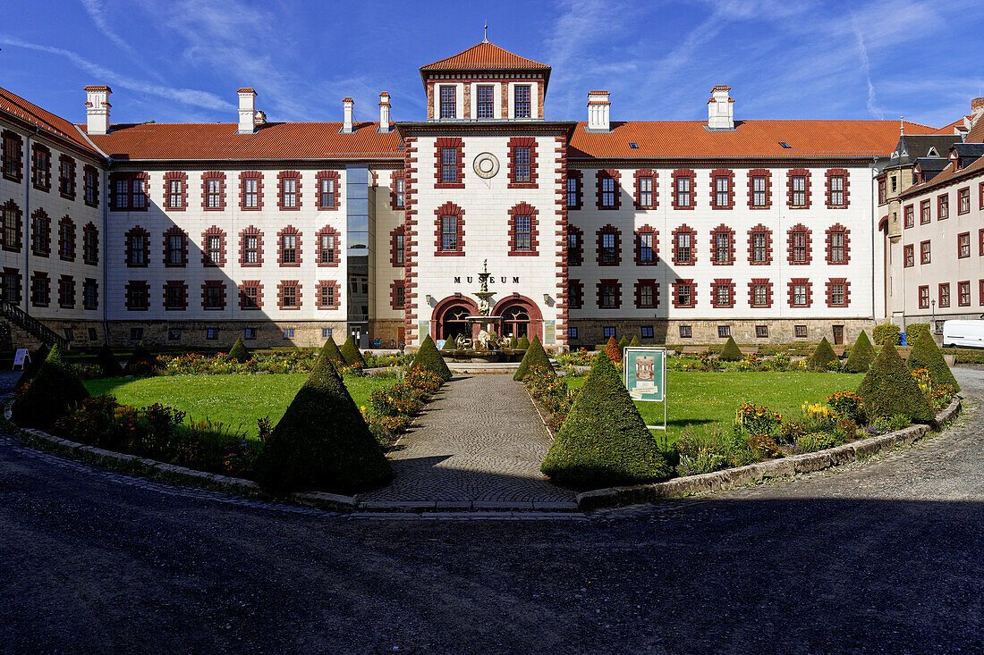 Castle Elisabethenburg of Meinigen, district of Schmalkalden-Meiningen, Thuringia, Germany