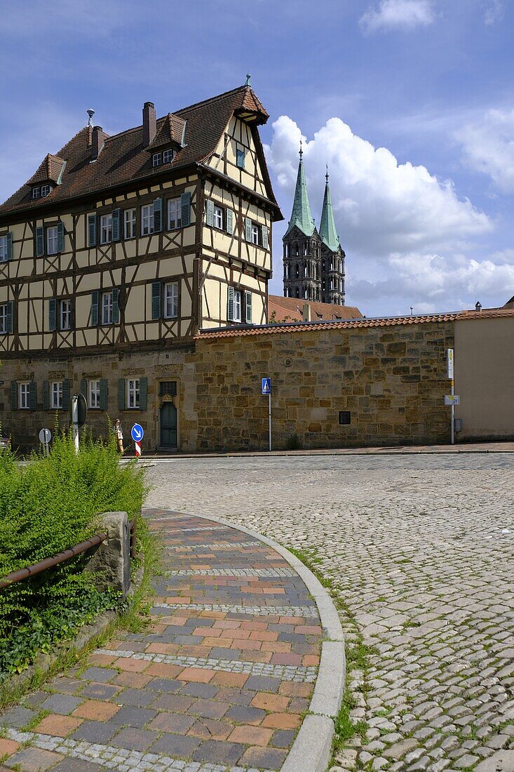 Bamberg Cathedral in the UNESCO World Heritage City of Bamberg, Upper Franconia, Franconia, Bavaria, Germany