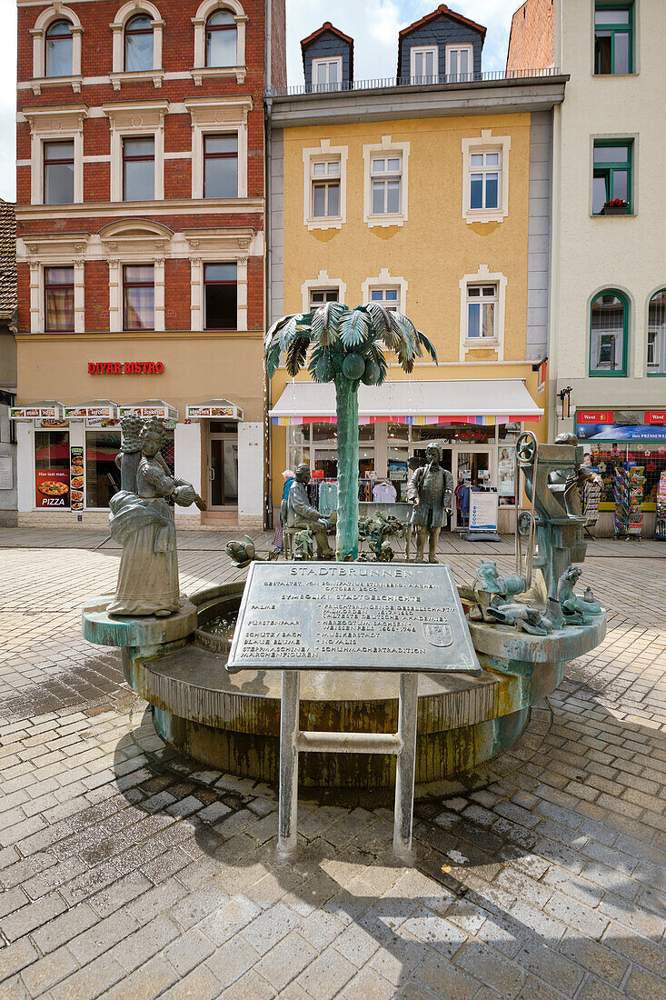 Old town of Weißenfels on the Romanesque Road, Burgenlandkreis, Saxony-Anhalt, Germany