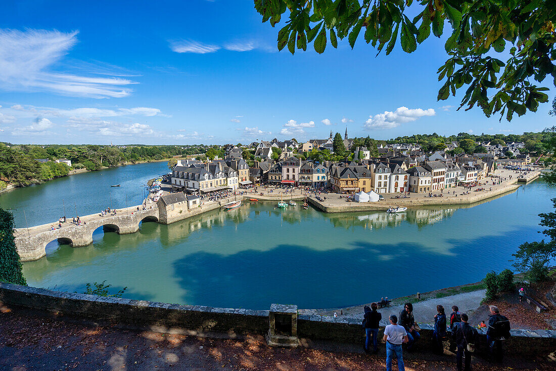 Out and about in Sainte-Anne d'Auray, Morbihan, Brittany, France, Europe