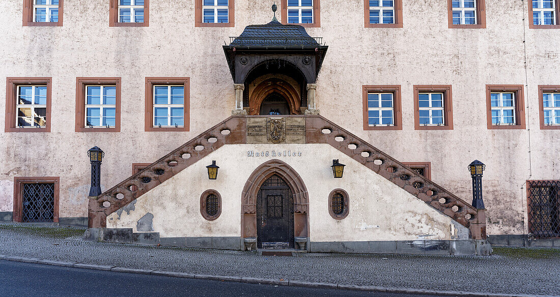 Zeitz town hall, Burgenland district, Saxony-Anhalt, Germany