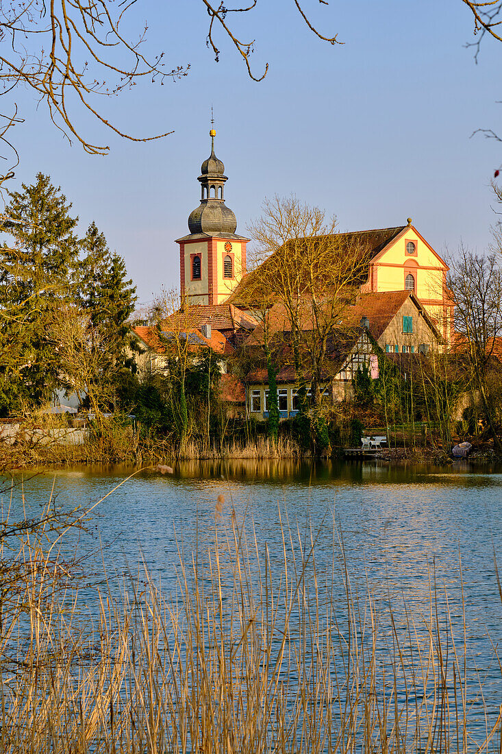 Martin's Church in Wetzhausen, Markt Stadtlauringen, Schweinfurt district, Haßberge Nature Park, Lower Franconia, Franconia, Bavaria, Germany