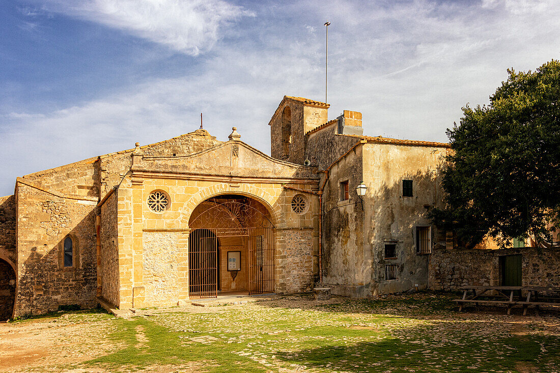 Kloster Santuari de la Mare de Déu del Puig, bei Pollenca, Serra de Tramuntana, Nordküste, Mallorca, Spanien