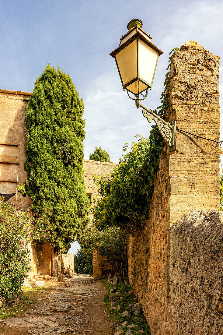 Kloster Santuari de la Mare de Déu del Puig, bei Pollenca, Serra de Tramuntana, Nordküste, Mallorca, Spanien