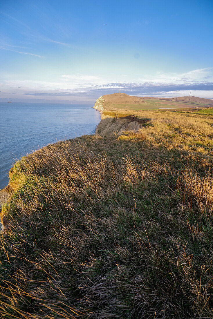 Die Kreidefelsen von Cap Blanc Nez bei Escalles in Frankreich