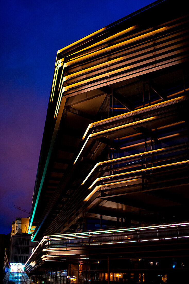 Das Bibliotheksgebäude Krook in Gent, Flandern.