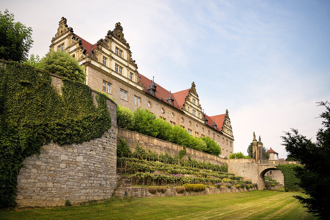 Schloss Weikersheim, Taubertal, Main-Tauber Kreis, Baden-Württemberg, Deutschland, Europa