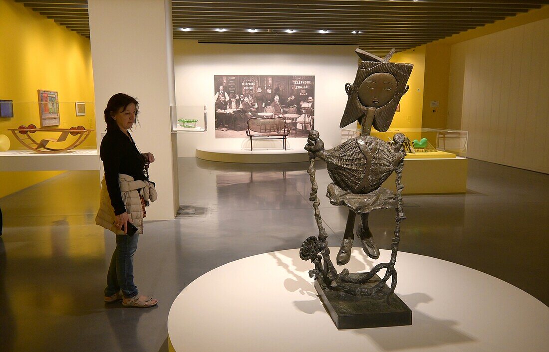 im Centre Pompidou - Museum an der Hafenpromenade, Malaga, Andalusien, Spanien
