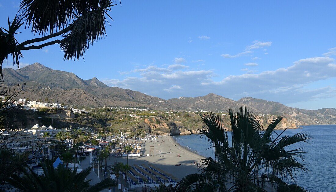 Nerja Beach, Costa Tropical, Andalucia, Spain