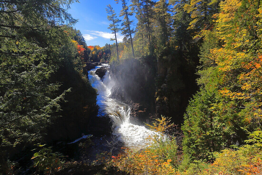 Dorwin Falls, River and Forest, Rawdon, Quebec, Canada