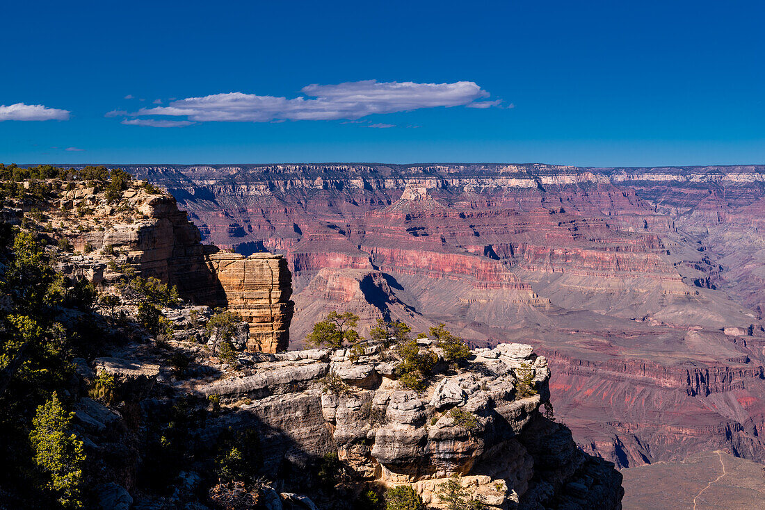 Der Grand Canyon vom South Rim in Arizona aus gesehen, USA