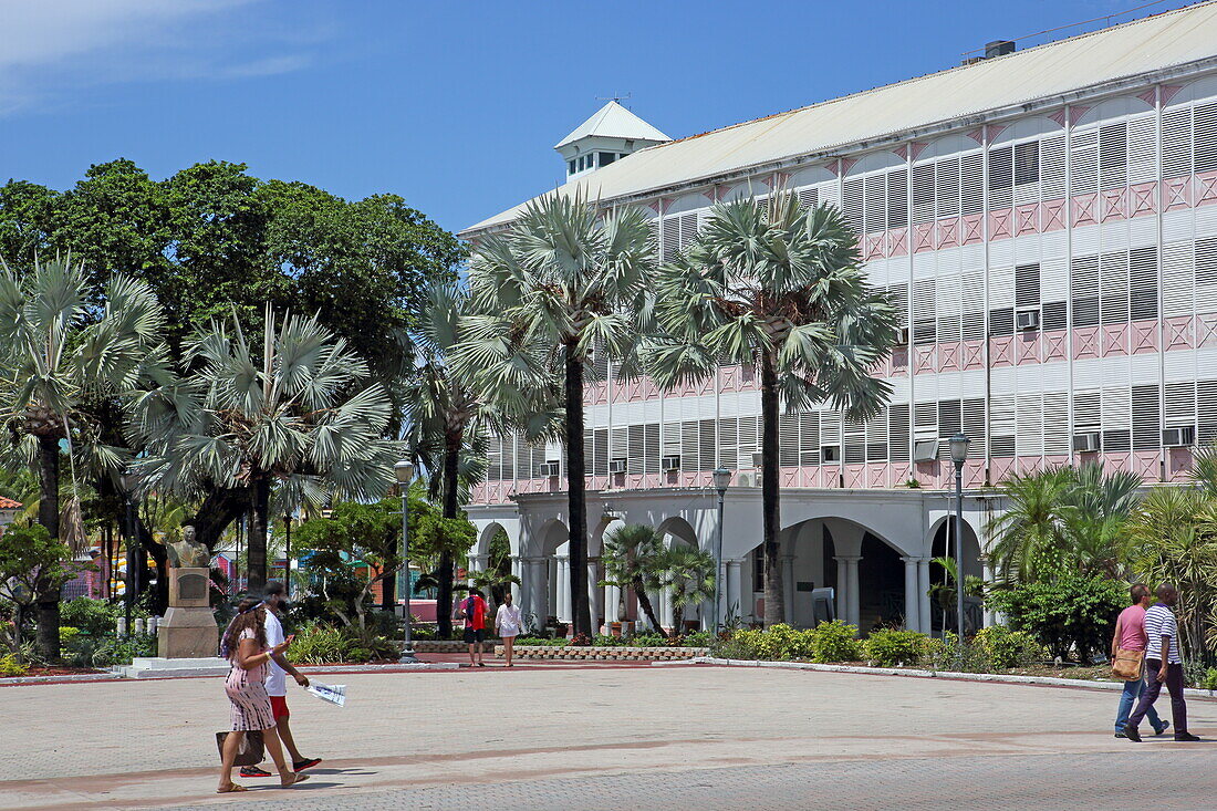 Kolonialhäuser am Platz Parliament Square, Nassau, Insel New Providence, The Bahamas
